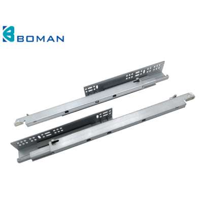 Heavy Duty Full Extension Slides Push To Open Extension Invisible Drawer Runner Concealed Drawer Slide